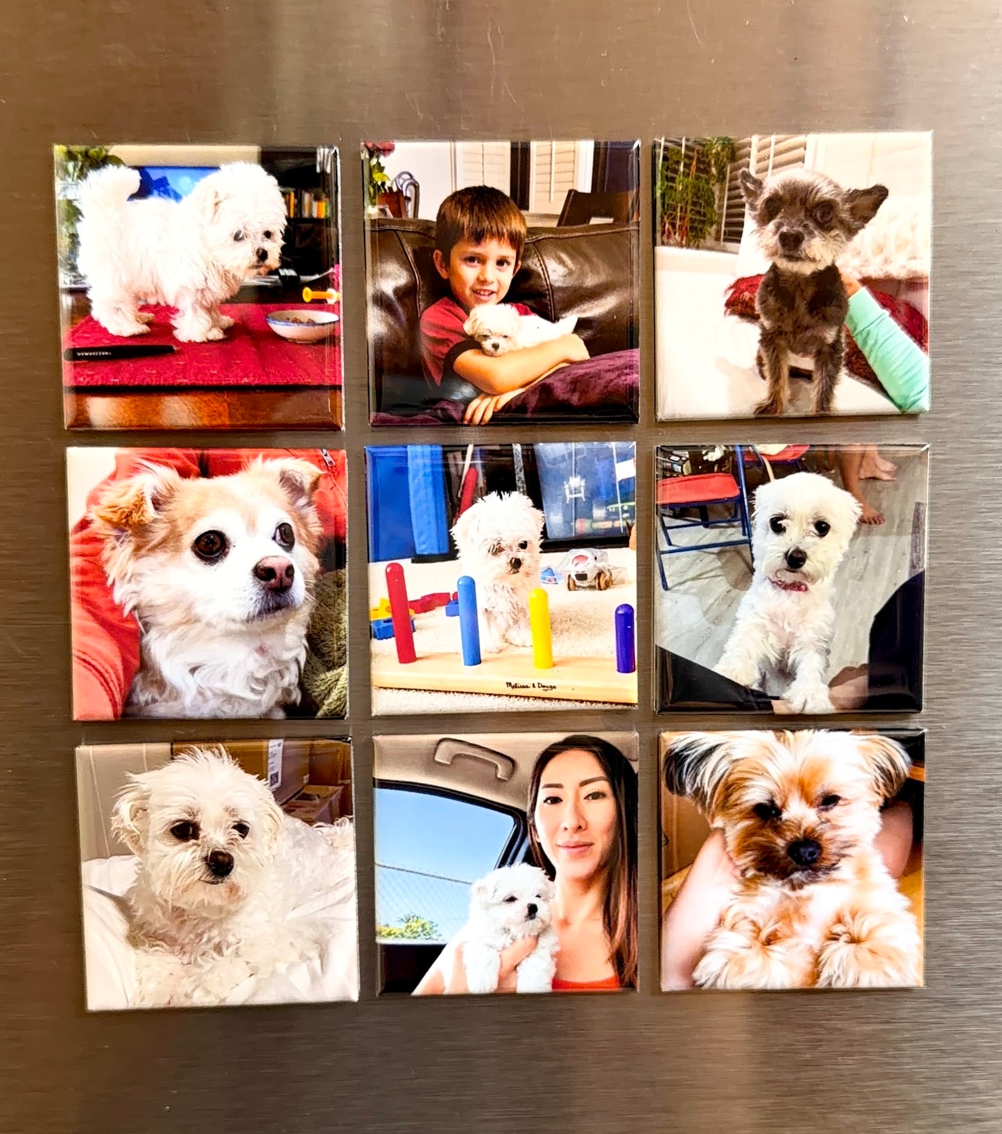 Custom Photo Magnets Square 2”x 2”