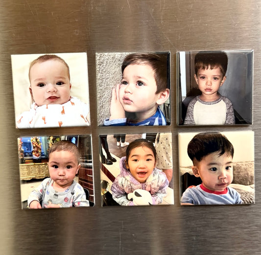 Custom Photo Magnets Square 2”x 2”