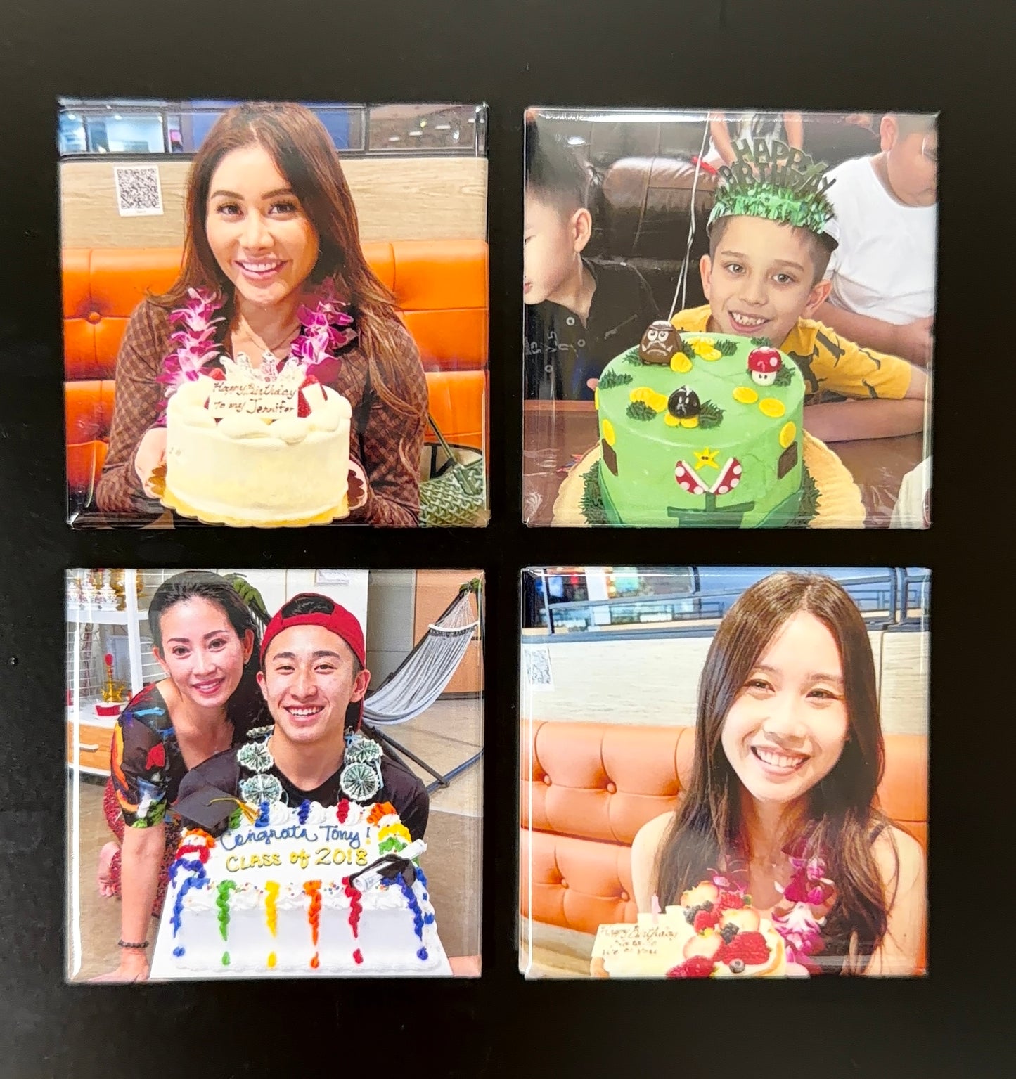 Custom Photo Magnets Square 2”x 2”